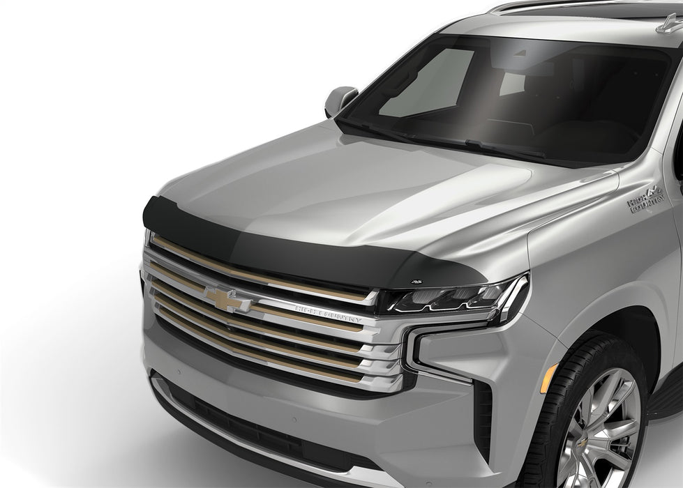 Auto Ventshade (AVS) 377177 Aeroskin Matte Black Hood Protector; Low Profile; - Truck Part Superstore