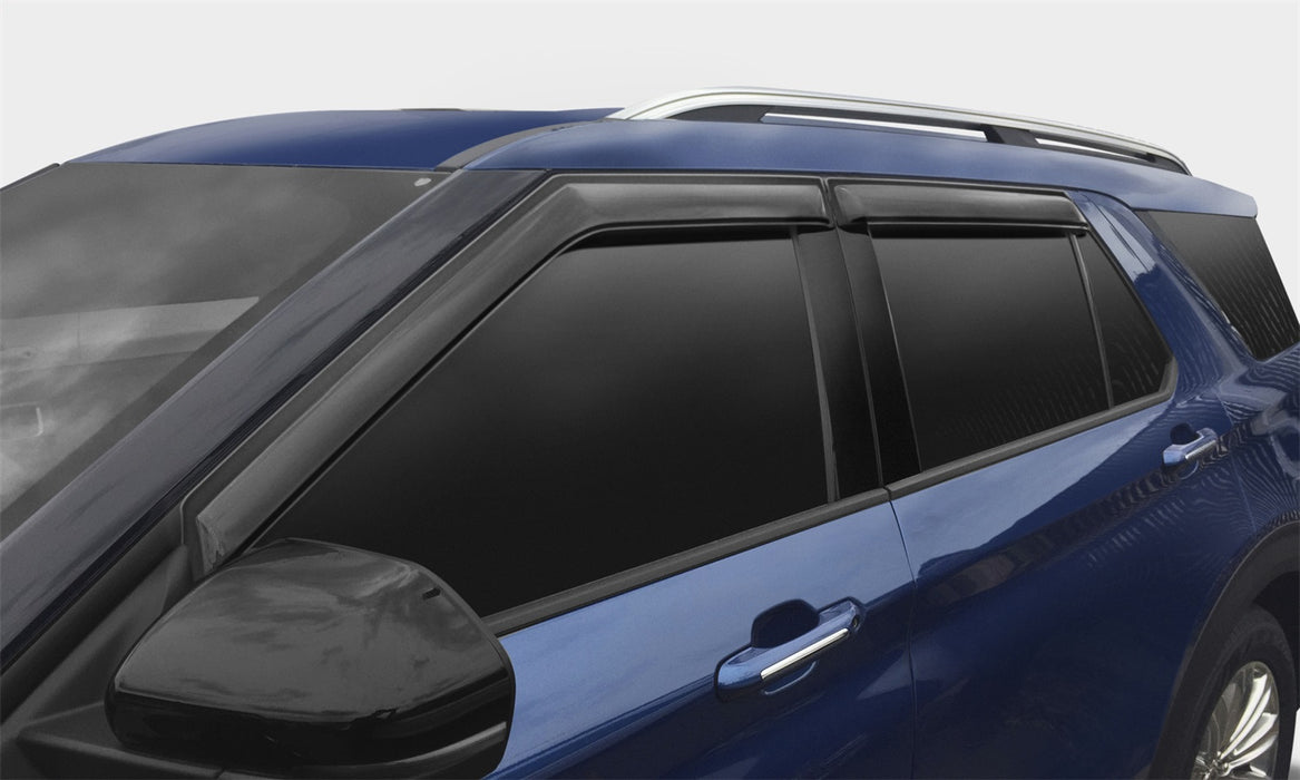Auto Ventshade (AVS) 94840 Ventvisor® Deflector 4 pc.; Smoke; Outside Mount; - Truck Part Superstore