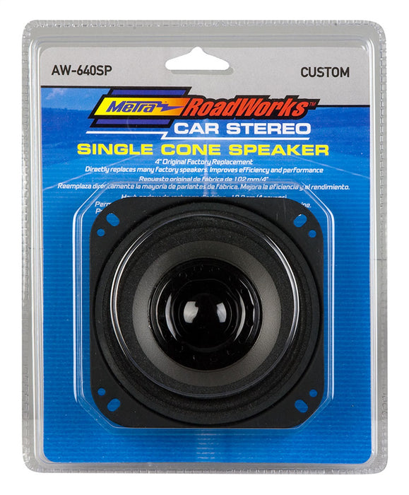 Metra Electronics AW-640SP Speaker; 4 in. Dual Cone; - Truck Part Superstore