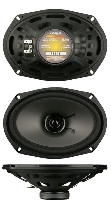 Metra Electronics AW-669SP Speaker; 6 in. x 9 in.; Dual Cone; - Truck Part Superstore