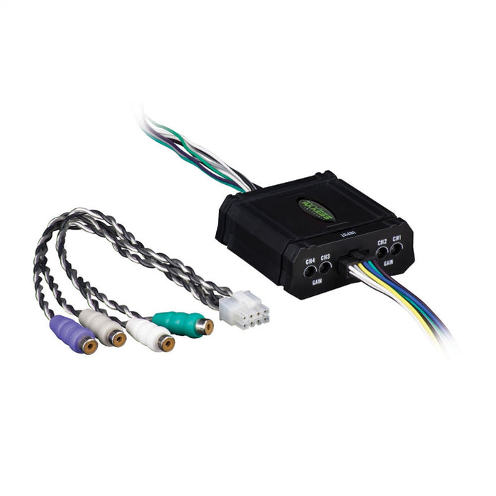 Metra Electronics AX-ADCT4 4-Channel Adjustable Line Output Converter; 80 Watts; - Truck Part Superstore