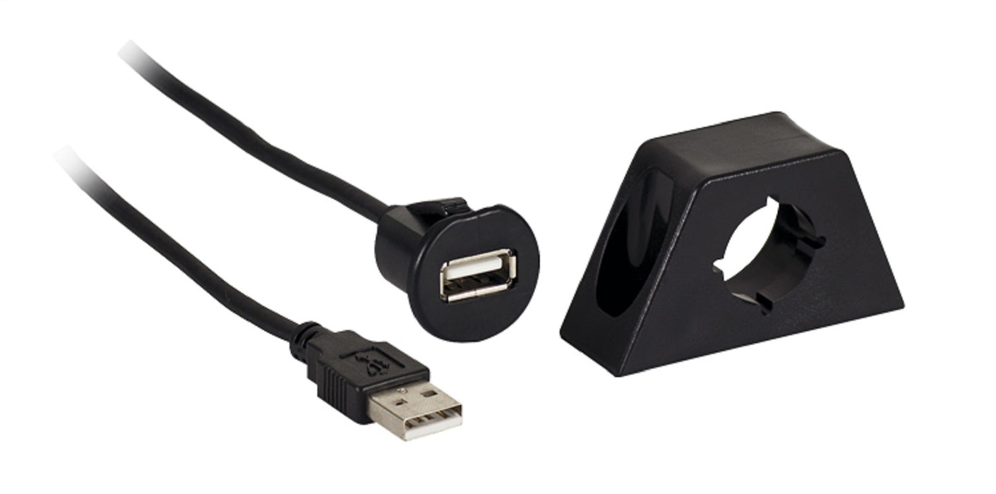 Metra Electronics AX-FMUSBEXTCB 6 ft. USB Extension Cable w/Mount; F/S; - Truck Part Superstore