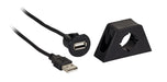 Metra Electronics AX-FMUSBEXTCB 6 ft. USB Extension Cable w/Mount; F/S; - Truck Part Superstore