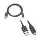 Metra Electronics AX-MICROB-BK Replacement Micro B Cable; Black; 3 Feet; - Truck Part Superstore