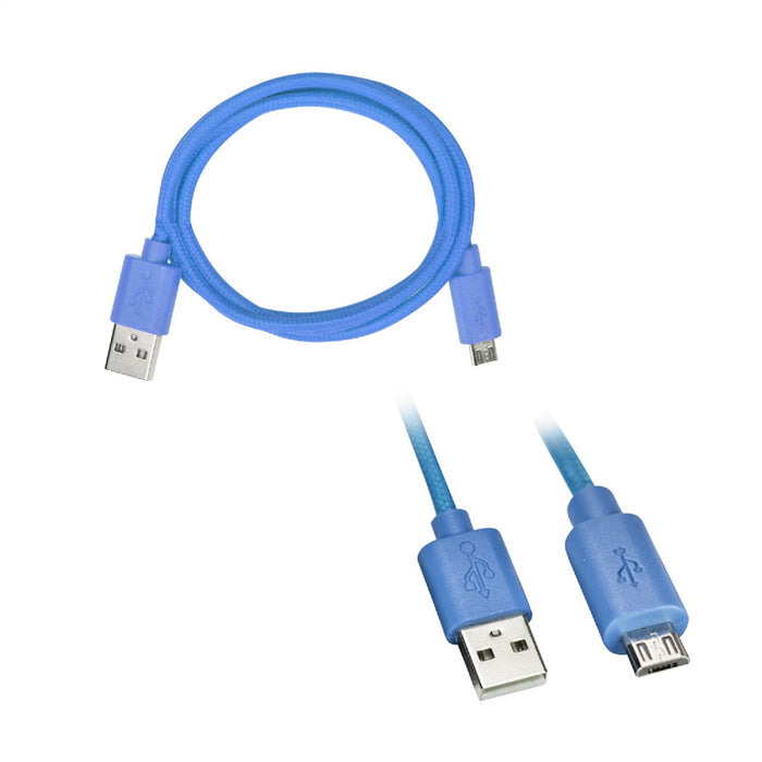 Metra Electronics AX-MICROB-BL Replacement Micro B Cable; Blue; 3 Feet; - Truck Part Superstore