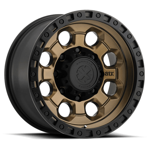 ATX Series AX20189068600 AX201 18X9 6X5.5 M-BRZ BLK LIP 00MM - Truck Part Superstore