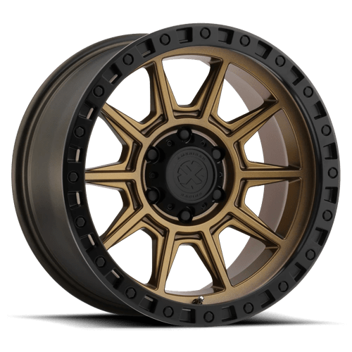 ATX Series AX20289050600 AX202 18X9 5X5.0 M-BRZ BLK LIP 00MM - Truck Part Superstore