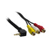 Metra Electronics AX35-AV AV To 3.5 mm Cable; 6 ft.; - Truck Part Superstore