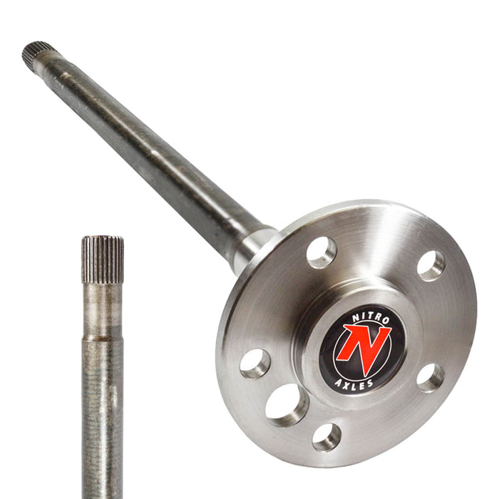 Nitro Gear & Axle AXC8.75-28.0 Chrysler 8.75 Inch Rear Upgrade Axle Shaft A Body 30 Spline 28 Inch 5x4.5 Inch Alloy Nitro Gear and Axle - Truck Part Superstore