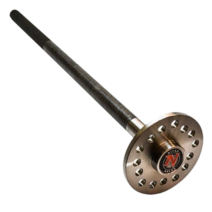 Nitro Gear & Axle AXF8-28-32.87 Ford 8/9 Inch Axle Shaft Small Bearing 28 Spline 25.5 Inch-32.87 Inch Triple-Drilled Rear Cut To Length Nitro Gear and Axle - Truck Part Superstore