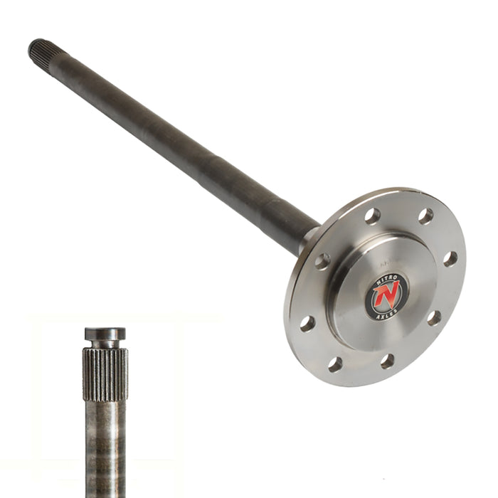 Nitro Gear & Axle AXG26060414 GM 9.5 Inch Axle Shaft 99+ 1500HD/2500 33 Spline 34-7/16 Inch 8 Lug Rear Nitro Gear and Axle - Truck Part Superstore
