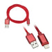 Metra Electronics AXLTG-RD Lightning Cable; 3 ft.; Red; - Truck Part Superstore