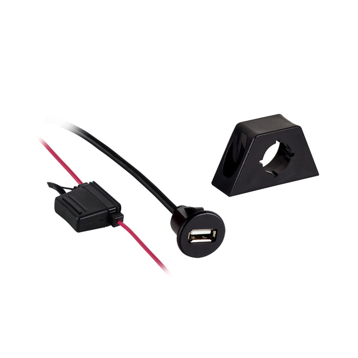 Metra Electronics AXM-USB-1PM Panel Mount USB Charging Jack; 1 AMP; - Truck Part Superstore