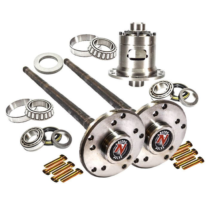 Nitro Gear & Axle AXM35N-2-30-D AMC 35 Axle Kit 30 Spline C/Clip W/Detroit Locker Jeep MJ TJ XJ YJ ZJ Nitro Gear and Axle - Truck Part Superstore