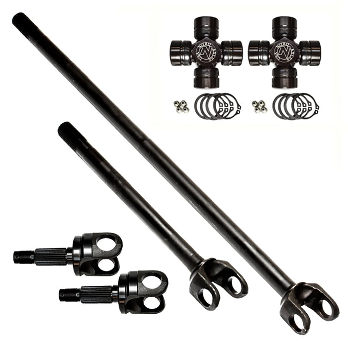 Nitro Gear & Axle AXN24111 Dana 30 4340 Chromoly Steel Front Axle Kit W/Excalibur U-Joints Nitro Gear and Axle - Truck Part Superstore