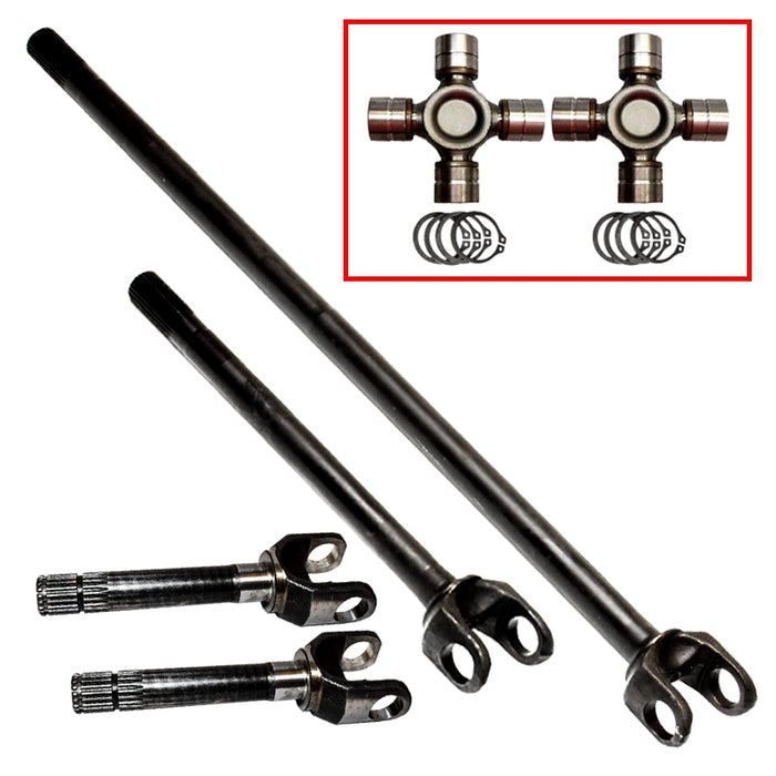 Nitro Gear & Axle AXN24130 Dana 44 Front Axle Kit 71-77 Ford Bronco 19/30 Spline 4340 Chromoly Steel Nitro Gear and Axle - Truck Part Superstore
