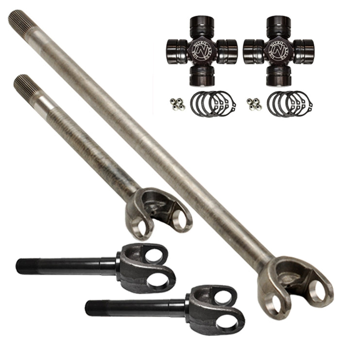 Nitro Gear & Axle AXN26001 Dana 60 Front Axle Kit 77-91 GM 35 Spline 4340 Chromoly Steel Front Axle Kit W/Nitro Excalibur Joints Assembly Required Nitro Gear and Axle - Truck Part Superstore