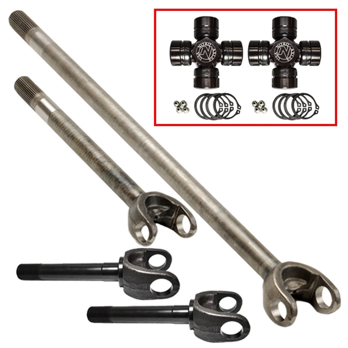 Nitro Gear & Axle AXN26011 Dana 60 Front Axle Kit 78-79 Ford Sno-Fighter 35 Spline Excalibur 5-806X 4340 Chromoly Steel Nitro Gear and Axle - Truck Part Superstore