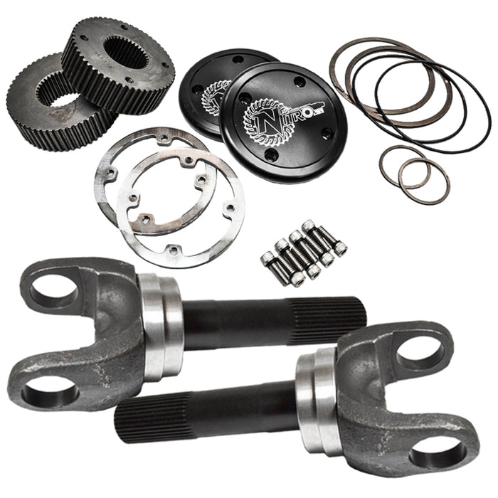 Nitro Gear & Axle AXN46102-KIT Dana 50/60 Ford 35 Spline Drive Flange 9.49 Inch 5-806X 4340 Chromoly Steel DF/SK w/ SA Nitro Gear and Axle - Truck Part Superstore