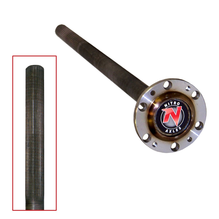 Nitro Gear & Axle AXTFF-FJ40 Toyota 9.5 Rear Axle Kit Full Float FJ 40/ 75 30 Spline Chromoly Nitro Gear and Axle - Truck Part Superstore