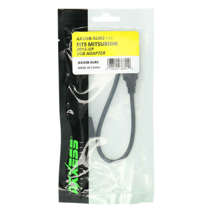 Metra Electronics AXUSB-SUB2 USB Adaptor; Black; - Truck Part Superstore