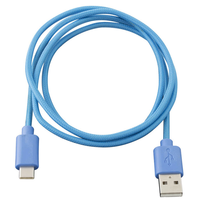 Metra Electronics AXUSBC-BL USB Type C Cable; 3 ft.; Blue; - Truck Part Superstore