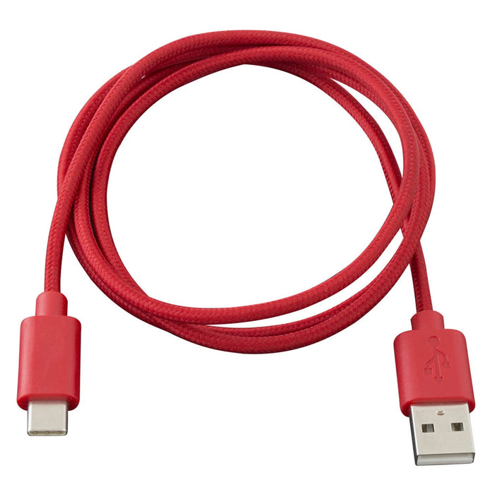 Metra Electronics AXUSBC-RD USB Type C Cable; 3 ft.; Red; - Truck Part Superstore