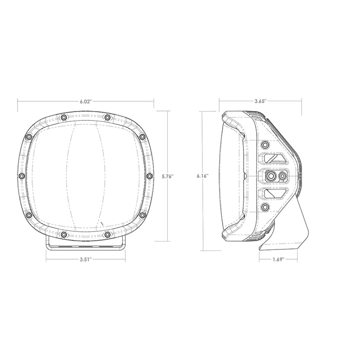 Rigid Industries 300415 RIGID Adapt XP Extreme Powersports LED Light 3 Lighting Zones GPS Module Pair - Truck Part Superstore