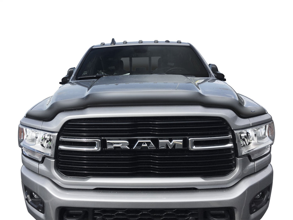 Auto Ventshade (AVS) 377189 Aeroskin Matte Black Hood Protector; - Truck Part Superstore