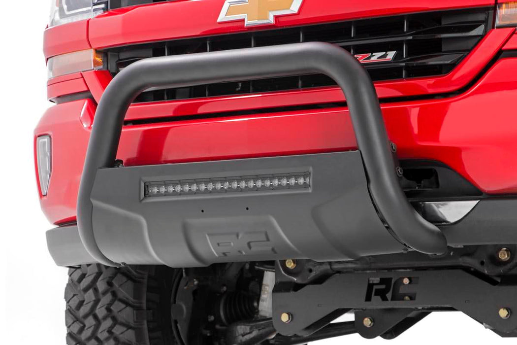 Rough Country B-C4151 15-20 Colorado/Canyon Bull Bar w/LED Light Bar Black Rough Country - Truck Part Superstore