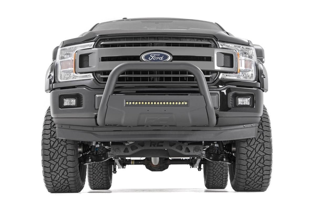 Rough Country B-F4041 Ford 04-20 F-150 Bull Bar w/LED Light Bar Black Rough Country - Truck Part Superstore