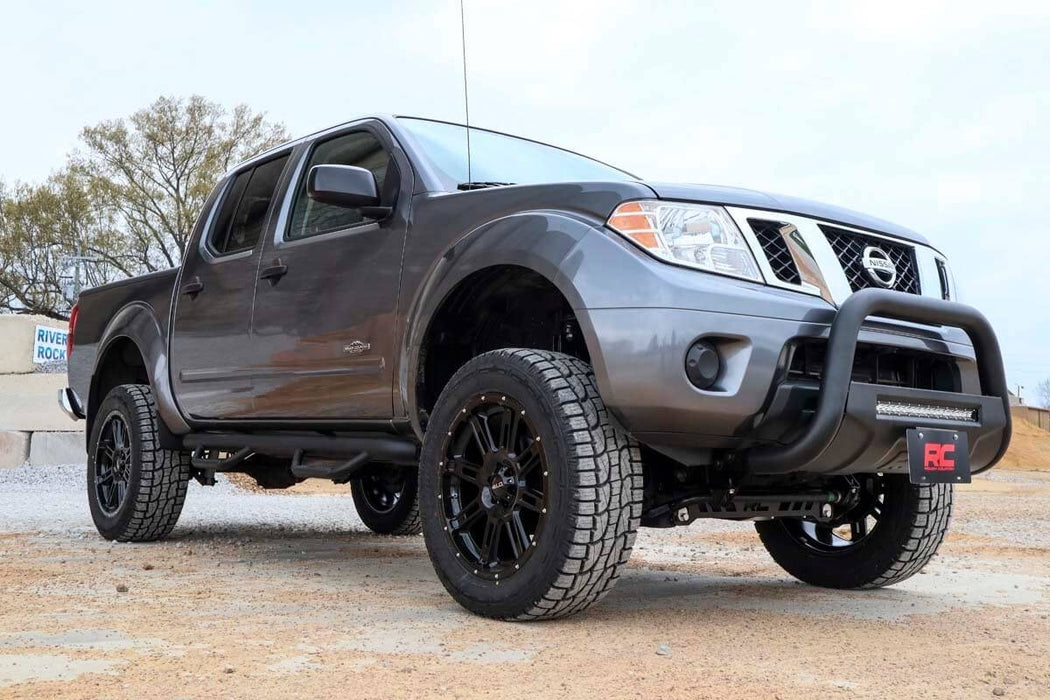 Rough Country B-N4150 Nissan 05-19 Frontier Bull Bar w/LED Light Bar Black Rough Country - Truck Part Superstore