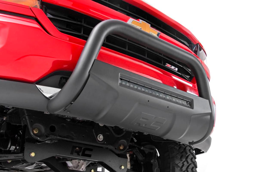Rough Country B-T4051 Toyota 05-15 Tacoma Bull Bar w/LED Light Bar Black Rough Country - Truck Part Superstore