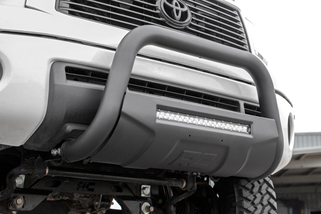 Rough Country B-T4071 Toyota 07-20 Tundra Bull Bar w/LED Light Bar Black Rough Country - Truck Part Superstore
