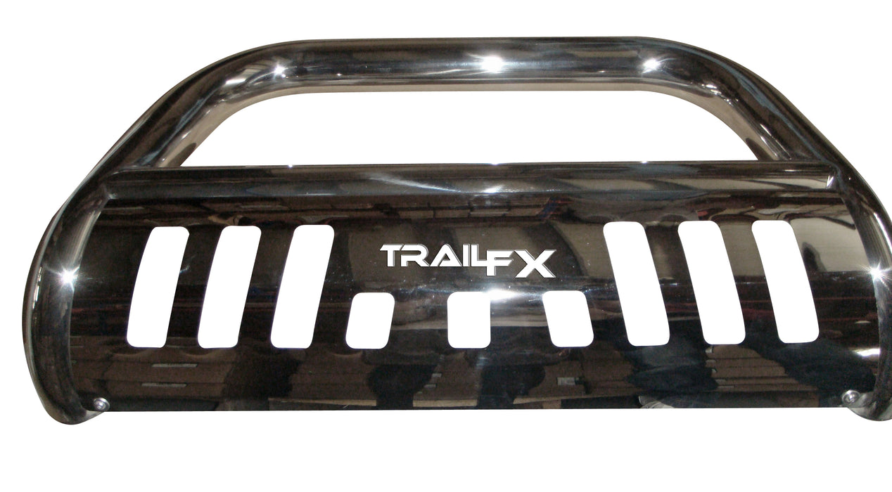 TrailFX B0030S Pol Stainless Steel 3 In Dia W/Skid Plate - Truck Part Superstore