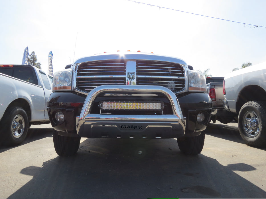 TrailFX B1518S Pol Stainless Steel 3.5 In Dia W/Skid Plate - Truck Part Superstore