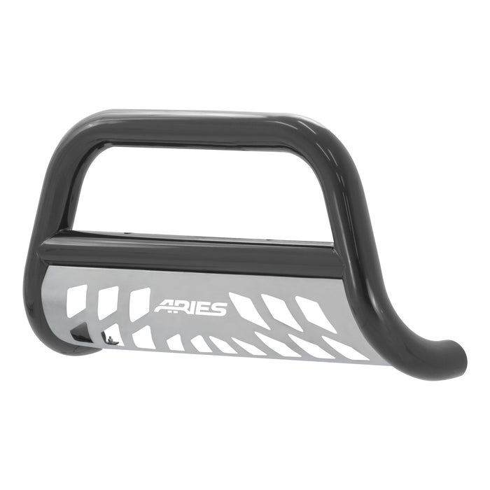 ARIES B35-4006-3 Stealth 3in. Black Stainless Bull Bar; Select Silverado; Sierra 2500; 3500 HD - Truck Part Superstore