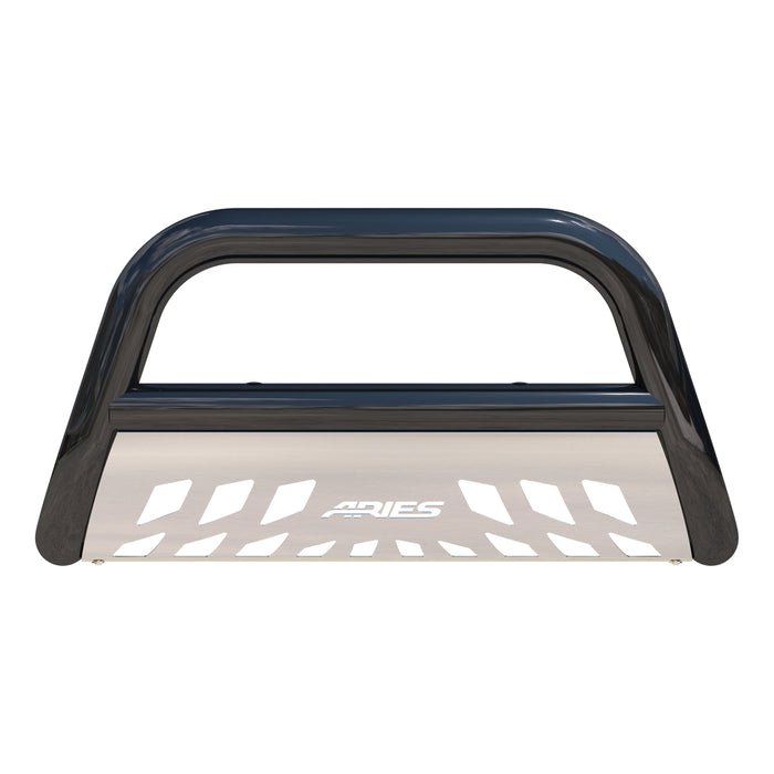 ARIES B35-5006-3 Stealth 3in. Black Stainless Bull Bar; Select Dodge; Ram 1500; 2500; 3500 - Truck Part Superstore