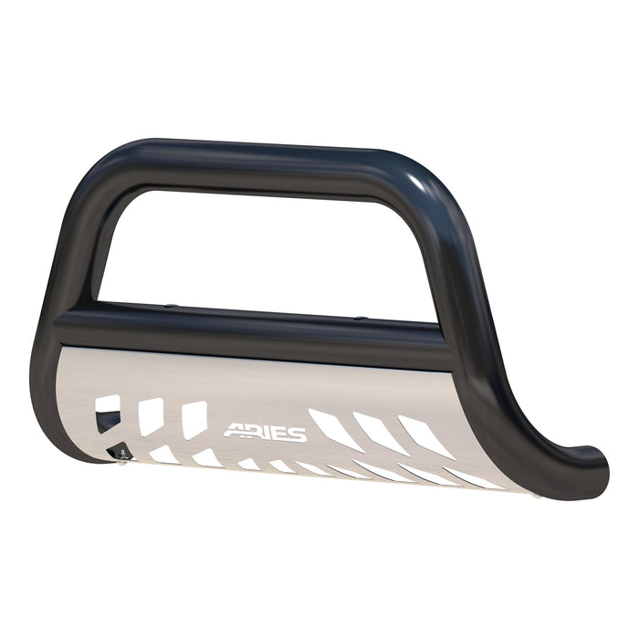 ARIES B35-5006 3in. Black Steel Bull Bar; Select Dodge; Ram 1500; 2500; 3500 - Truck Part Superstore