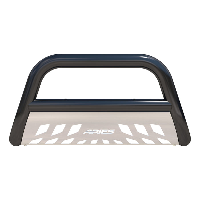 ARIES B35-5006 3in. Black Steel Bull Bar; Select Dodge; Ram 1500; 2500; 3500 - Truck Part Superstore