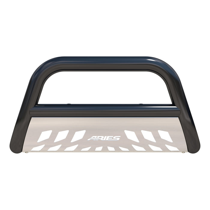 ARIES B35-5006 3in. Black Steel Bull Bar; Select Dodge; Ram 1500; 2500; 3500 - Truck Part Superstore