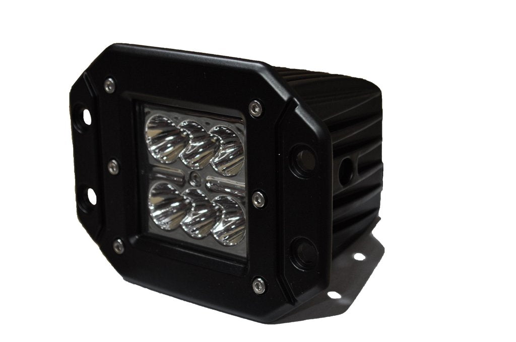 DV8 Offroad B3FM24W3W 3 Inch Flush Mount LED Lights 20W Flood/Spot 5W Cree DV8 Offroad - Truck Part Superstore