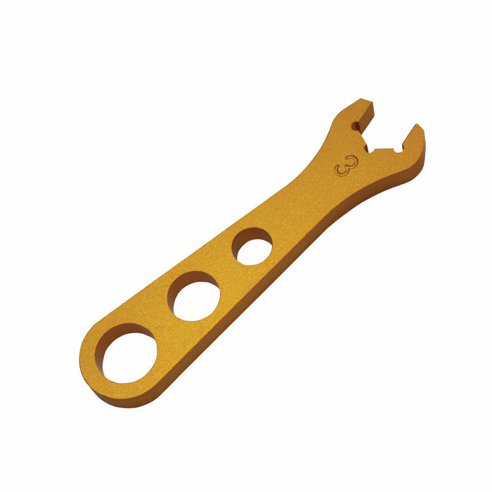 SpeedFx 5803 #3 Hex (1/2 Inch) Anodized Yellow Alum Single - Truck Part Superstore