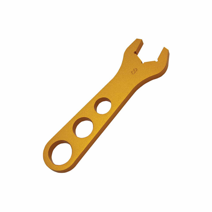 SpeedFx 5808 #8 Hex (13/16 Inch) Anodized Yellow Alum Single - Truck Part Superstore