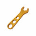SpeedFx 5808 #8 Hex (13/16 Inch) Anodized Yellow Alum Single - Truck Part Superstore