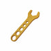 SpeedFx 5816 #16 Hex (1-1/2 Inch) Anodized Yellow Alum Single - Truck Part Superstore