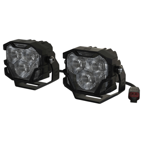 Morimoto Offroad BAF005 4B NCS LED PODS SAE WIDE/WHITE SET - Truck Part Superstore
