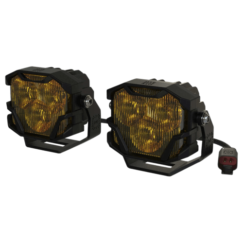Morimoto Offroad BAF006 4B NCS LED PODS SAE WIDE/YELLOW SET - Truck Part Superstore