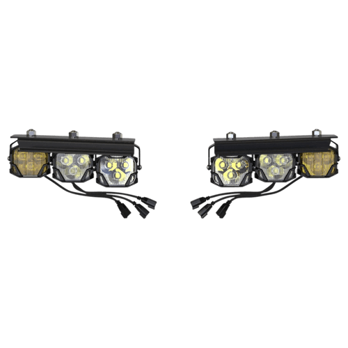 Morimoto Offroad BAF069 4B FOG BRACKETS: TYPE BRONCO TRIPLE 2021 - Truck Part Superstore