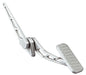 Lokar BAG-6001 Throttle Pedal Assembly; Brushed Aluminum; Ball Milled Style; 1.5 in. x 4 in.; - Truck Part Superstore